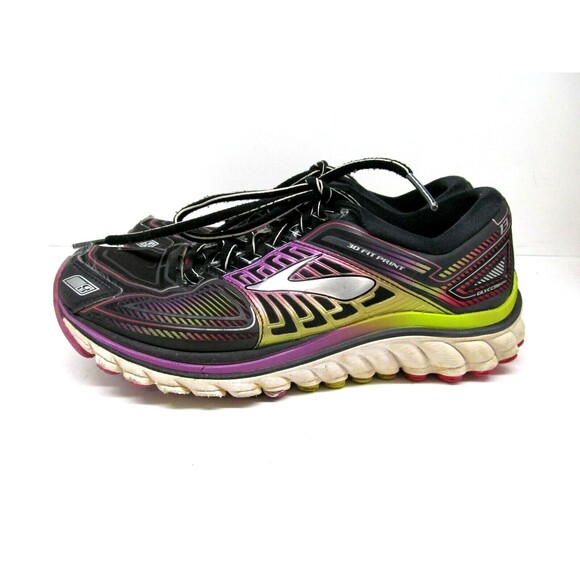Brooks Glycerin 13  Black  3D Fit Print Running Womens Shoes US 8 EUR 39 - Picture 4 of 7